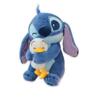 Stitch Gosedjur 45cm officiell Disney kramar en anka (referens Den fula ankungen)