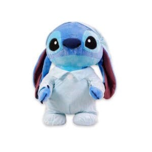 Stitch Gosedjur i blå pyjamas och nattmössa, 100% officiell Disney