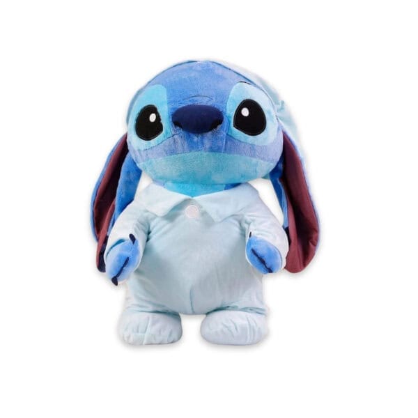 Stitch Gosedjur i blå pyjamas och nattmössa, 100% officiell Disney