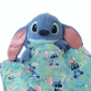 Mjukisdjur Stitch i sin filt