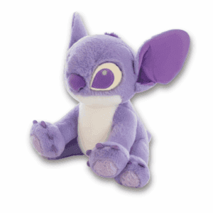 3/4 vy Stitch officiell Disney gosedjur lila