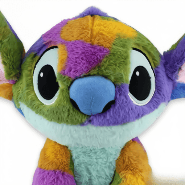 Ansiktszoom Stitch Gosedjur Flerfärgad