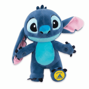 Stor-Gosedjur-Stitch-blå med officiell Disney-bricka