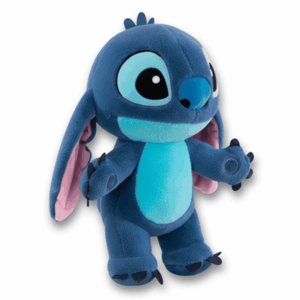 Stor mjukisdjur Stitch Blå trekvartsvy