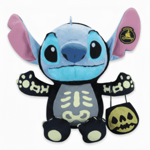 Stitch skelett-gosedjur med officiell Disney-bricka